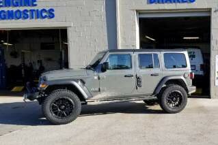 Jeep Wranlger with 2.5 inch lift and Vision Wheels