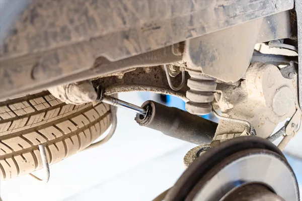 dirty shock absorber